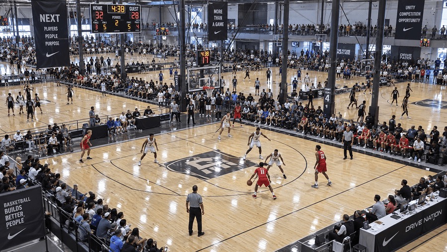 Fans filling an arena for a championship event