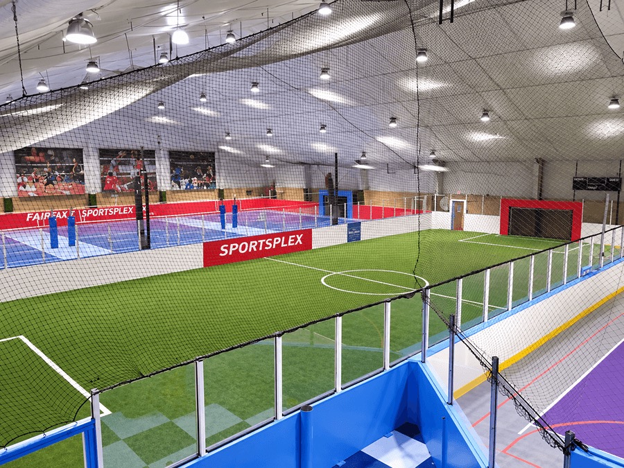 Indoor sportsplex field