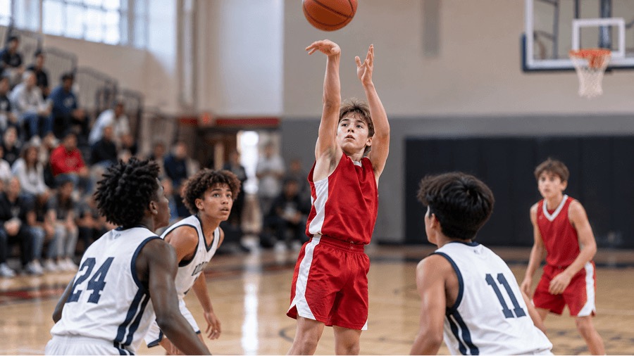 Youth basketball game